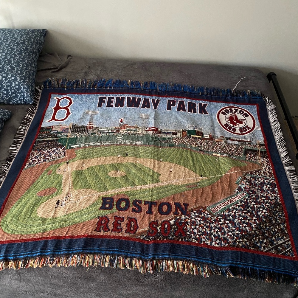 Boston Red Sox hand woven tapestry